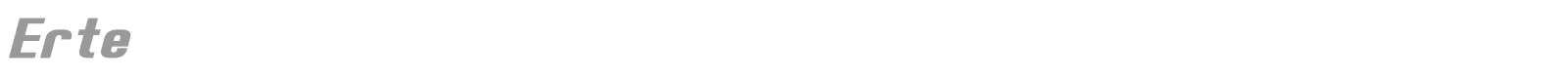 Erte font preview